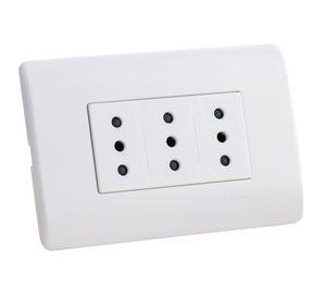 Placa armada toma corriente 3M Génesis Schneider
