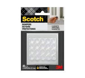 Tope de goma transparente 40 unidades Scotch