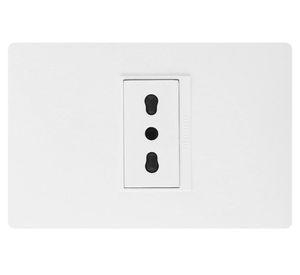 Enchufe armado 10/16A 250V 2P+T bipaso blanco Bticino