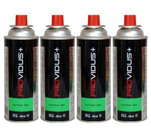 Pack cartucho gas 227 gr 4 unidades Providus.