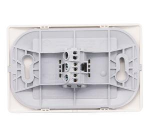 Placa armada interruptor simple 10A 9/12 Luzica blanco Bticino