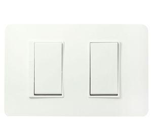 Placa armada interruptor 10A 9/15 blanco Bticino