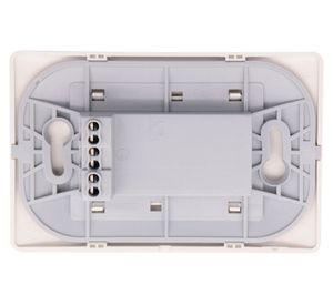 Placa armada tomacorriente triple 10A 2P+T Luzica blanco Bticino