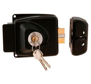 Cerradura sobrepuesta eléctrica 783 negro