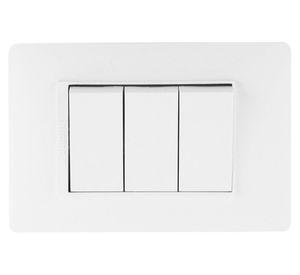Placa armada interruptor 10A 9/24 blanco Bticino