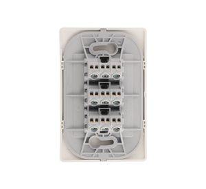 Placa armada interruptor 10A 9/24 blanco Bticino