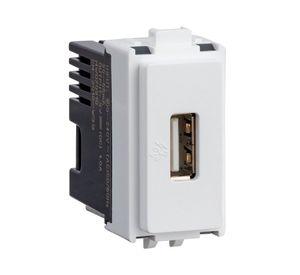 Módulo toma USB 1A 250V Génesis blanco Schneider