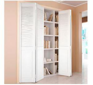 Puerta Clóset Set 80x200 cm Blanca Pino Radiata Temsa