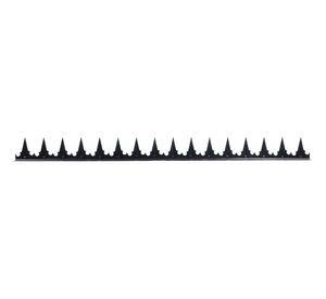 Defensa muro 90° 1 m pino simple negro Lioi