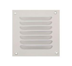 Ventilación 15x15 cm aluminio esmaltado blanco