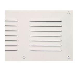 Ventilación 30x30 cm aluminio esmaltado blanco