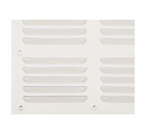 Ventilación 20x25 cm aluminio esmaltado blanco