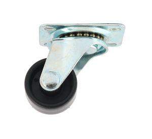Rueda 25 mm placa cincada Gevemac