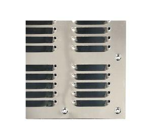 Ventilación 20x20 cm aluminio