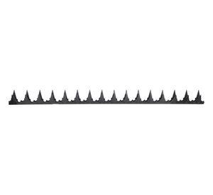 Defensa muro 125° 1 m pino doble negro Lioi