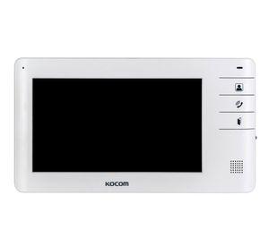 Kit videoportero 4 hilos plomo/ blanco Kocom