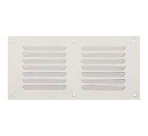 Ventilación 15x30 cm aluminio esmaltado blanco