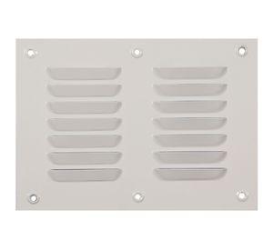 Ventilación 15x20 cm aluminio esmaltado blanco