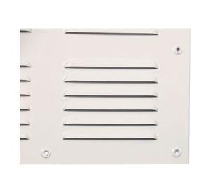 Ventilación 25x30 cm aluminio esmaltado blanco