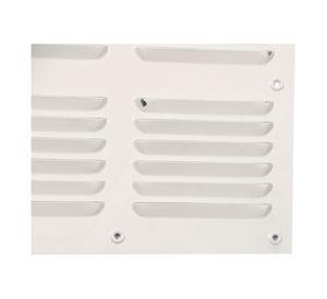 Ventilación 25x25 cm aluminio esmaltado blanco
