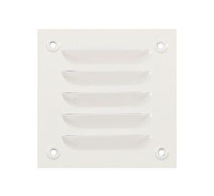 Ventilación 10x10 cm aluminio esmaltado blanco