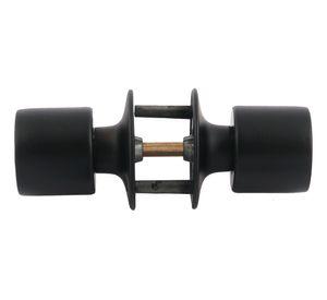 Cerradura pomo dormitorio/baño 4044+BN negro Scanavini