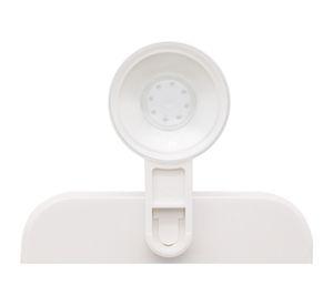 Espejo con succión blanco 13.5 cm