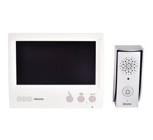 Kit videoportero 7'' 4 hilos blanco Bticino