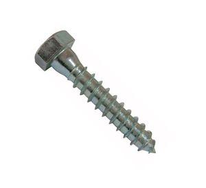 Tirafondo cabeza hexagonal 5/16x5'' zincado 20 unidades Mamut