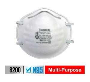 Mascarilla desechable 8200 20 un.