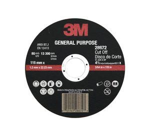 Disco corte general 4 1/2'' 3M