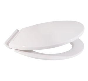 Asiento WC cierre suave elongado blanco Vessanti