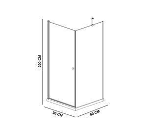 Shower 200x90x90 cm Venecia