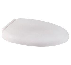 Asiento WC cierre suave elongado Apolo blanco Vessanti