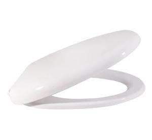 Asiento WC cierre suave elongado Apolo blanco Vessanti