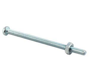 Perno cocina con tuerca 1/8x2'' zincado 20 unidades Arnik