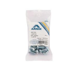 Perno cocina con tuerca 1/4x1/2'' zincado 20 unidades Arnik