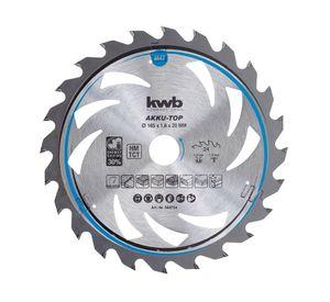 Hoja sierra circular 165x20 mm M47 KWB