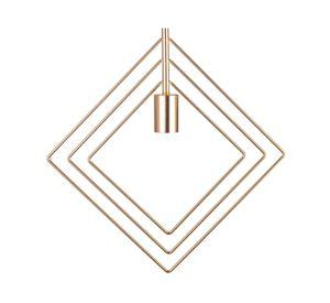 Lámpara colgar 1L E27 Diamonds gold Abitare