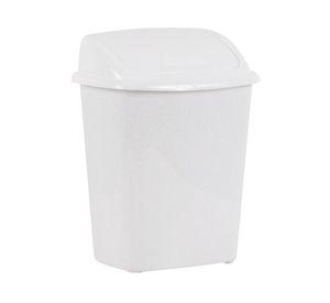 Papelero vaivén 7 litros Deluxe blanco Innovaplast
