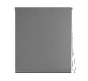 Cortina roller blackout 80x165 cm gris oscuro