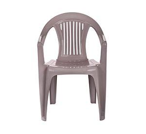 Silla plástico Barcelona gris