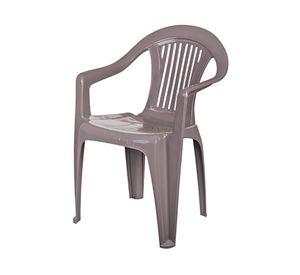 Silla plástico Barcelona gris