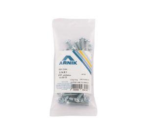 Perno cocina con tuerca 3/16x1'' zincado 20 unidades Arnik