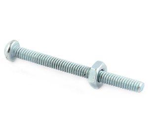 Perno cocina con tuerca 1/8x1 1/2'' zincado 20 unidades Arnik