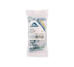 Perno cocina con tuerca 1/4x1 1/2'' zincado 20 unidades Arnik