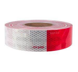 Cinta reflectante 50 mm 15 m blanco rojo DOT-C2 Alte