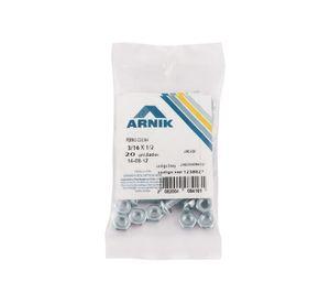 Perno cocina con tuerca 3/16x1/2'' zincado 20 unidades Arnik