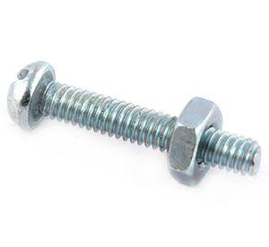 Perno cocina con tuerca 1/8x3/4'' zincado 20 unidades Arnik