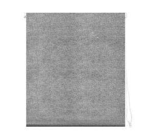 Cortina roller blackout 120x250 cm textura gris